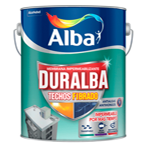 Duralba Techos Blanco Fibrado x 20 kg