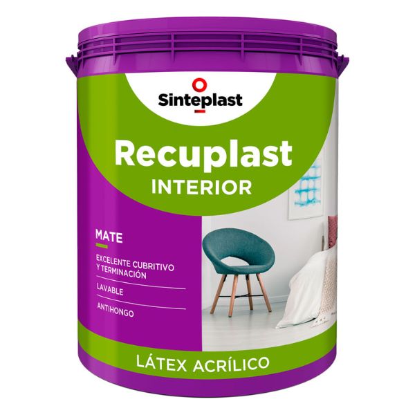 Recuplast Int. Mate Bco/Pastel x 1 lt