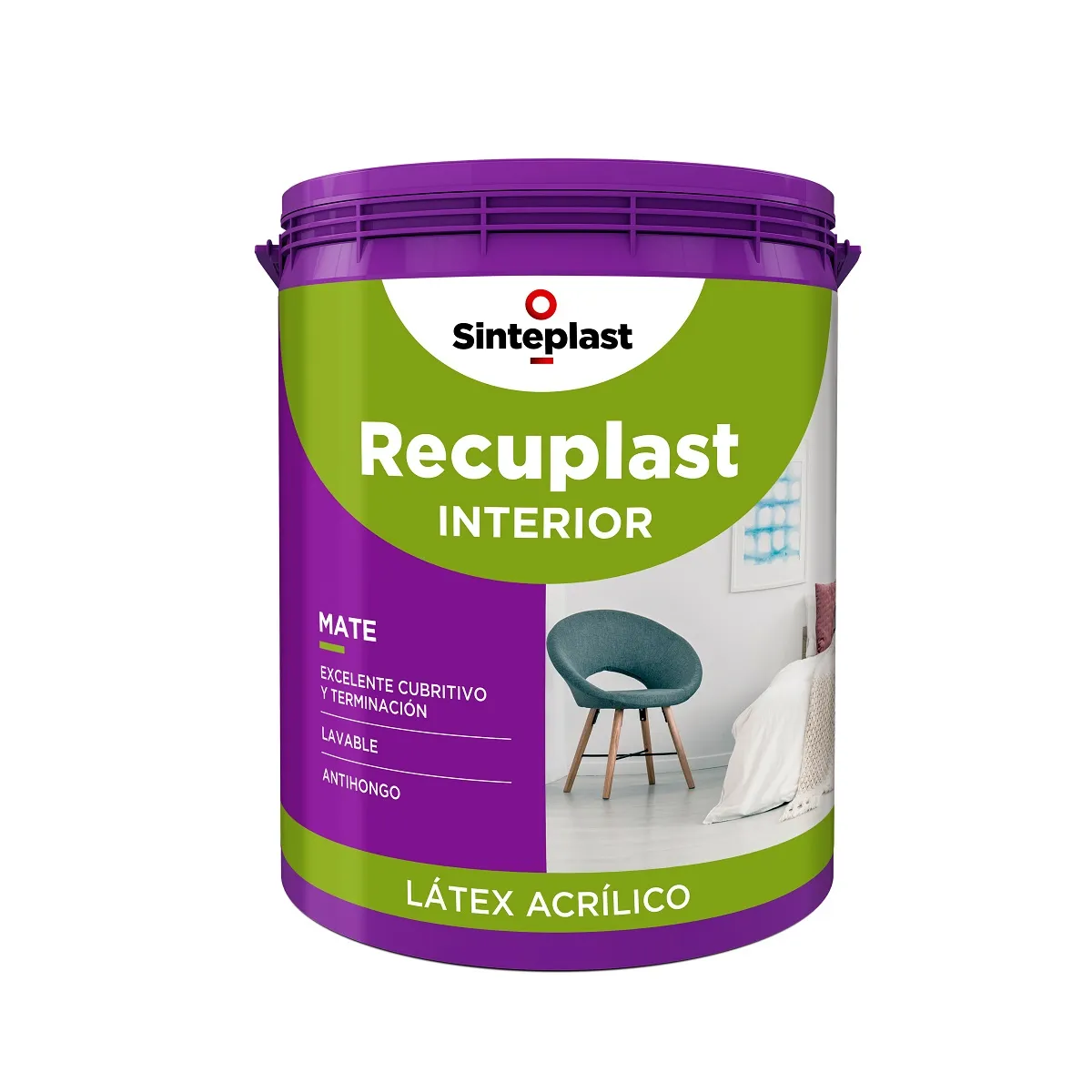 Recuplast Int. Mate Bco/Pastel x 20 lts