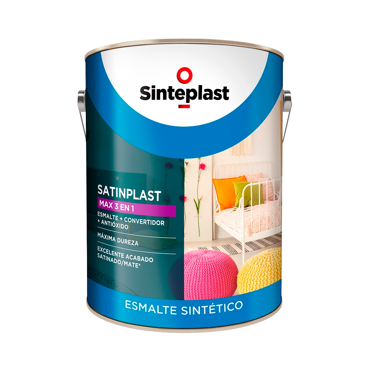 Satinplast Negro 3 en 1 x 1 lt.