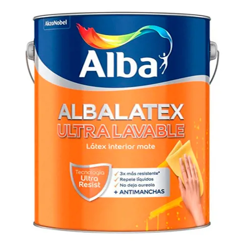 ALBALATEX ULTRALAVABLE BLANCO X 1 LT