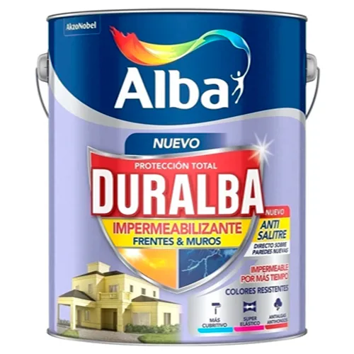 DURALBA FRENTES Y MUROS BCO X 10 LTS