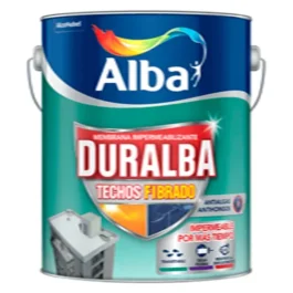 DURALBA TECHOS TEJA FIBRADO X 4 KG