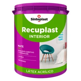 RECUPLAST INT. MATE BCO/PASTEL X 4 LTS